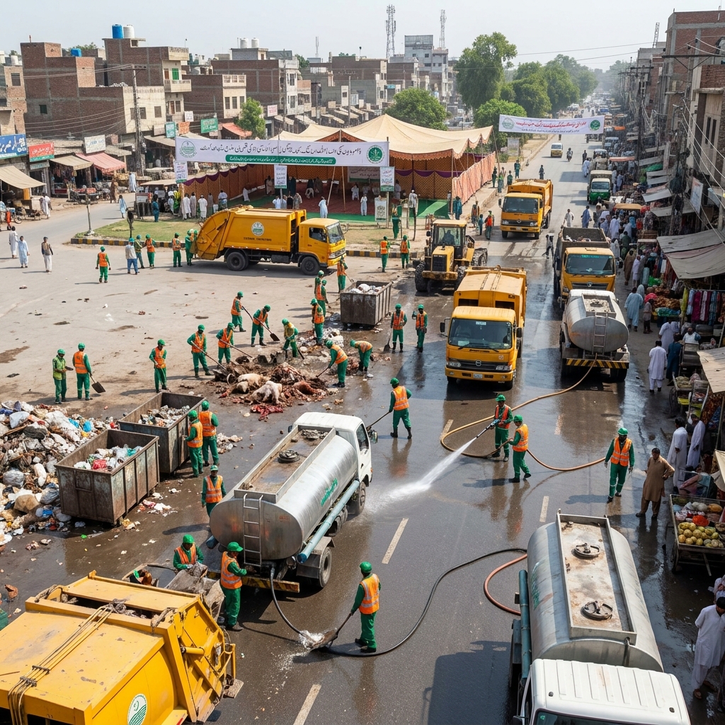 Lahore Eid Cleanliness Operation